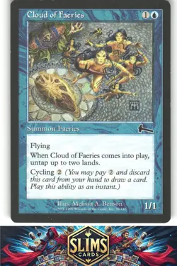 Cloud of Faeries - Urza's Legacy - MTG - Common - #29 - NM - Image 1