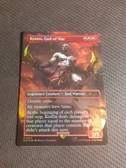 MTG Kratos, God of War (Foil) Secret Lair x God of War 2207 NM - Image 1