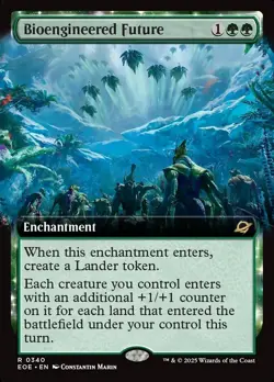 Bioengineered Future - Extended Art - Edge of Eternities - NM MTG - Image 1