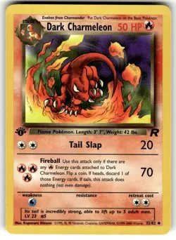 Pokemon TCG Team Rocket (1st Edition) #32/82 Dark Charmeleon LP+ - Image 1