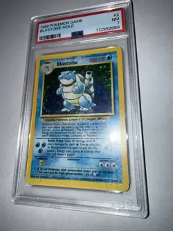 1999 Blastoise Holo Rare Pokemon TCG Card 2/102 Base Set Vintage WOTC PSA 7 NM - Image 5