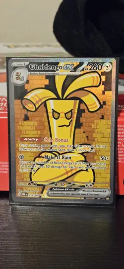 Gholdengo ex 252/182 Special Illustration Rare Paradox Rift Pokemon Card NM - Image 1