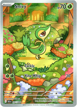 Snivy - 087/086 - Illustration Rare - Black Bolt - NM/M - Pokemon English - Image 1