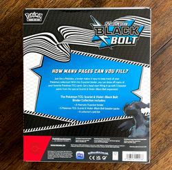 Pokemon TCG Scarlet & Violet 10.5 Black Bolt Binder Collection Box - IN HAND!! - Image 2