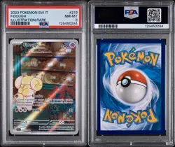 POKEMON PSA 8 FIDOUGH ILLUSTRATION RARE 213/198 SCARLATTO e VIOLETTO ITALIANO! - Image 3