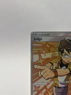 Pokemon Judge Trainer 209/214 - Lost Thunder- Full Art- NM - Image 2