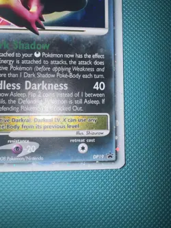 Darkrai LV.X DP19 MP | Pokemon TCG Diamond & Pearl Black Star Promo - Image 4