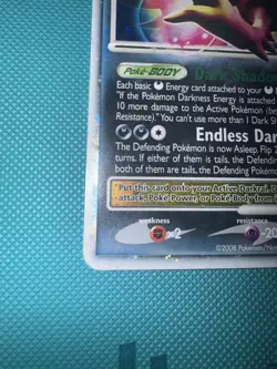 Darkrai LV.X DP19 MP | Pokemon TCG Diamond & Pearl Black Star Promo - Image 5