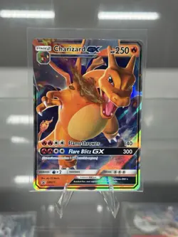 Pokemon TCG Charizard GX sm211 black star promo hidden fates mint - Image 1
