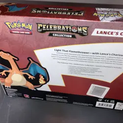 Pokemon TCG Celebrations Collection Lance's Charizard V Box Sealed 820650809392 - Image 4