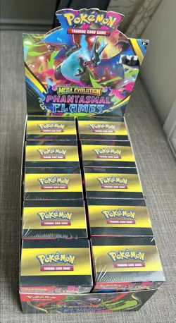 Pokemon TCG Phantasmal Flames - Build And Battle Display Sealed (10 Box’s) - Image 2