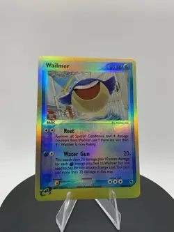 Pokemon TCG Wailmer EX Ruby & Sapphire 48/109 Reverse Holo Uncommon LP - Image 4
