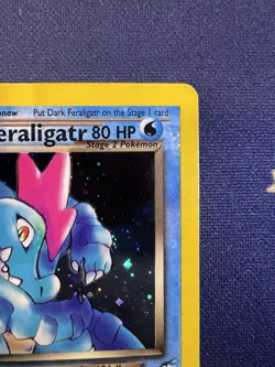 Pokemon TCG Dark Feraligatr Holo Rare Neo Destiny, 5/105, Vintage WOTC - Image 3