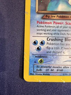 Pokemon TCG Dark Feraligatr Holo Rare Neo Destiny, 5/105, Vintage WOTC - Image 5