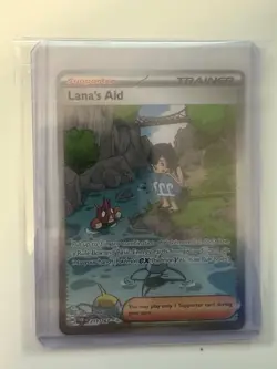 Pokemon TCG Lana's Aid Scarlet & Violet-Twilight Masquerade 219/167 Holo Special - Image 1