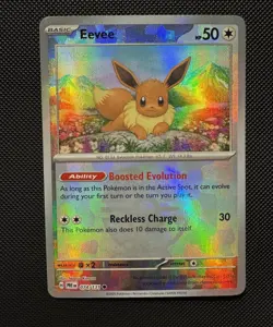 Pokemon TCG Eevee (Master Ball Pattern) 074/131 SV: Prismatic Evolution’s NM - Image 1