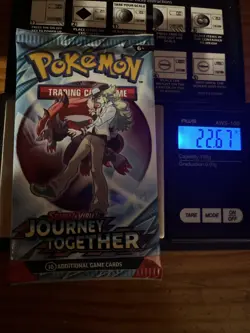Heavy 22.67g Pokemon Sealed Journey Together Booster Pack - Image 1
