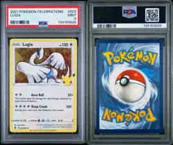 2021 POKEMON CELEBRATIONS #022 LUGIA PSA 9 - Image 3