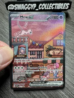 ◓mew ex 053 S&V 151 - Pokemon TCG UPC Black Star Promo Holo Rare Full Art*NM◓ - Image 4