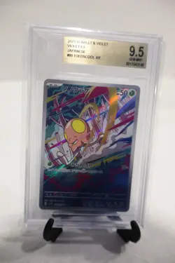 BECKETT 9.5 GEM MINT Toedscool Art Rare Pokemon 2023 Japanese Violet ex 080/078 - Image 1