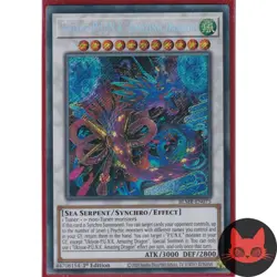 Yugioh Ukiyoe-P.U.N.K. Amazing Dragon BLMR-EN075 Secret Rare 1st Edition NM - Image 1