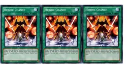 Yugioh- 3X Heroic Chance - Common - 1st Edition - REDU-EN053 - Near Mint - Image 1