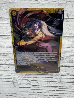 Crocodile OP14-120 Secret Rare The Azure Sea's Seven One Piece TCG - Image 1