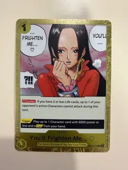 One Piece OP14 The Azure Sea’s Seven - You’ll Frighten Me. OP14-118 R ENGLISH - Image 1