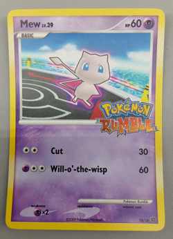 Mew Card 10/16 Pokemon Rumble 2009 TCG Very Nice *READ* - Image 1