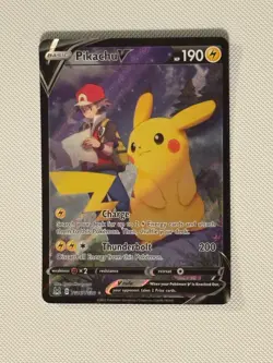 Pokemon Pikachu v TG16/TG30 Trainer Gallery Ultra Rare Card Lost Origins - Image 3