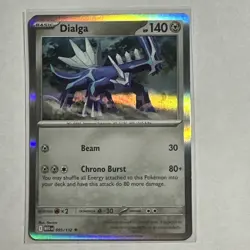 Dialga 095/132 Rare Holo Card Mega Evolution MEG Pokemon TCG NM - Image 1