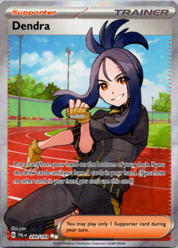 Dendra 250/193 Pokemon Paldea Evolved Full Art Ultra Rare Card NM - Image 1