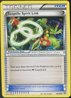Sceptile Spirit Link 80/98 XY-Ancient Origins Regular - Pokemon Card - Image 1