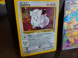 Pokemon Card Lot Vintage Holo Clefairy And Mega Dream Dragonite Full Art Tcg - Image 3