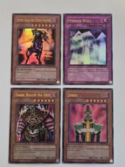 Retro Pack 2 Yugioh Card Lot x4 Ultra Rare +2 Booster Packs Unlimited Edition NM - Image 2