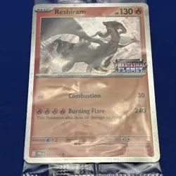 Reshiram (Phantasmal Flames Stamped) UNOPENED 017/094 Pokemon Card HOLO - Image 2