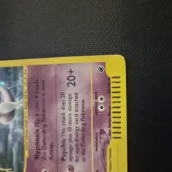 Pokemon Mewtwo Card 20/165 Holo Rare Expedition Base Set - Image 2