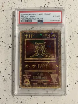Pokemon Ancient Mew Promo Holo 2000 Movie PSA 6 Wizards of the Coast Card #1 - Image 1
