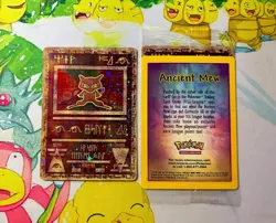 SEALED Ancient Mew Pokemon New Movie Promo Double Holo Foil Rare 1999-2000 Card - Image 1
