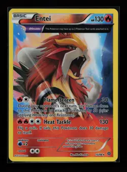 Entei 15/98 Reverse Holo Rare XY - Ancient Origins Pokemon Card - Image 1