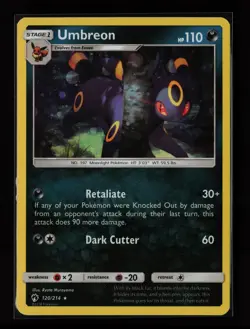 Umbreon 120/214 Holo Blister Exclusives Promo Pokemon Card - Image 1