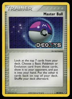Master Ball 78/108 Power Keepers Reverse Holo Stamped Pokemon Card - Image 1