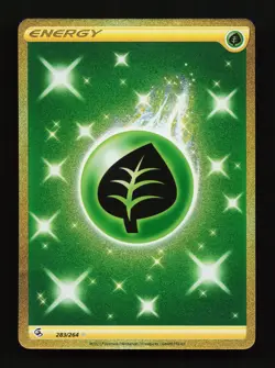 Grass Energy (Secret) 283/264 Secret Rare SWSH08: Fusion Strike Pokemon Card - Image 1