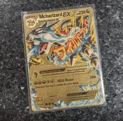 Pokemon Mcharizard EX Gold Foil Card 108/106 - Image 1