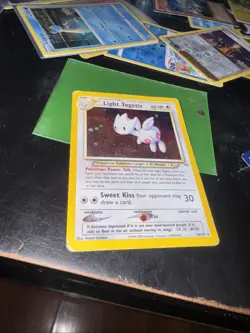 Pokemon Light Togetic Neo Destiny 15/105 Unlimited Holo Rare Vintage Card - Image 2