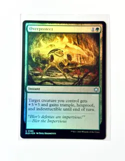 Overprotect BLB Bloomburrow Magic The Gathering 185 Foil Card - Image 1