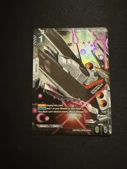 Gundam TCG Card Game Dual Impact GD02-129 R+ Argama Base Alt Art Rare NM - Image 1