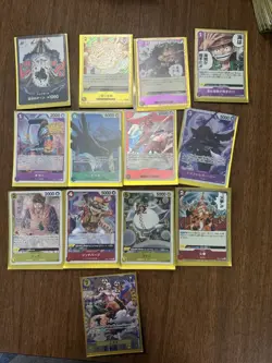 One piece OP-05 japanese Lot (included All Pictured Cards. NM! - Image 3