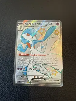 Gardevoir EX Full Art Shiny Paldean Fates 217/091 Pokemon Card TCG NM - Image 1