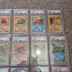 Pokemon Part Complete Fossil 1st Edition PSA 9 Set X18 Cards Non Holo 1999 - Image 4